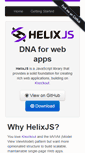 Mobile Screenshot of helixjs.org